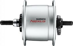 Naafdynamo Shimano Nexus DH-C6000-3R 3 Watt - 36 gaats - rollerbrakes - zilver