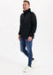 Kjelvik Sid - Hybride jas - Licht gewatteerd - Zwart (3XL)