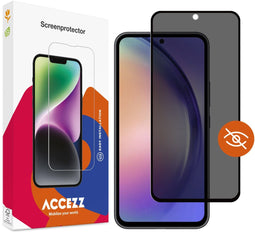 Accezz Gehard Glas Privacy Screenprotector - Samsung Galaxy A54 (5G) Samsung Galaxy S23 FE - 9H gehard glas - Privacy filter