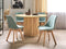 Set van 2 eetkamerstoelen DAKOTA II Mintgroen