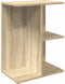 vidaXL - Nachtkastje - 46,5x29x61 - cm - bewerkt - hout - sonoma - eikenkleurig