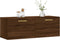 vidaXL - Wandkast - 100x36,5x35 - cm - bewerkt - hout - bruin - eikenkleur