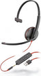 Poly Blackwire 3215 - Mono USB-A - Noise-canceling microfoon - Zwart