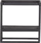 WOOOD Wandrek Binnen/Buiten Febe - Metaal - Zwart - 40x40x20