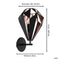 EGLO Carlton 1 - Wandlamp - Vintage - Zwart/Koper
