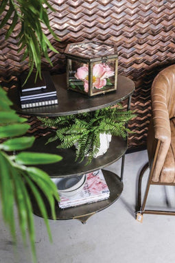 PTMD Callan bronskleurige etagaire maat in cm: 50 x 30 x 58