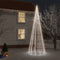 vidaXL - Kerstboom - met - grondpin - 732 - LED's - koudwit - 500 - cm