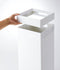 Yamazaki Tower - Prullenbak - Slank design met afneembaar deksel - Wit
