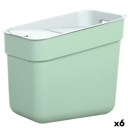 Vuilnisemmer Curver Groen Plastic 20 L (6 Stuks)