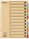 Tabbladen esselte premium a4 10dlg karton 23r ass | 25 stuks