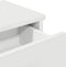 vidaXL - Wandschap - met - lades - 100x37,5x19 - cm - bewerkt - hout - wit