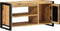 vidaXL - Schoenenbank - 100x40x50 - cm - Massief - Ruig - Mango
