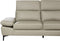 FARILA - Hoekbank - Taupe - Linkszijdig - Leer