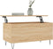 vidaXL - Salontafel - 90x44,5x45 - cm - bewerkt - hout - sonoma - eikenkleurig