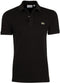 Lacoste Heren Poloshirt - M - Katoen - Zwart