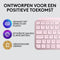 Logitech MX Keys Mini - Draadloos Toetsenbord - Automatische LED-verlichting en Multi-device Koppeling - Roze