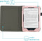 imoshion E-reader Hoesje - Geschikt voor Kobo Clara HD - Vegan Leather Bookcase - Rosé Goud