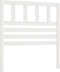 vidaXL - Hoofdbord - 96x4x100 - cm - massief - grenenhout - wit