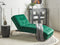 LOIRET - Chaise longue - Smaragdgroen - Symmetrisch - Fluweel