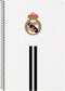 Boek over Ringen Real Madrid C.F. M066 Zwart Wit A4