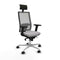 Bureaustoel met hoofdsteun Piqueras y Crespo 2D086N1 Lichtgrijs