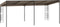 vidaXL - Wandprieel - 6x3 - m - stof - taupe