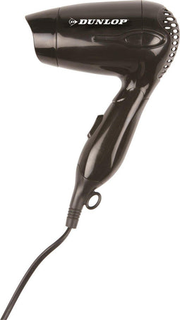 Dunlop Reishaardroger - Opvouwbaar - 1200 Watt - 2 Warmtestanden - Ophanglus