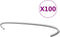 vidaXL - Gabionhaken - 100 - st - 40 - cm - gegalvaniseerd - staal
