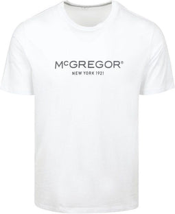 McGregor Essential Logo T-Shirt - Heren - Wit - Maat L