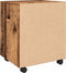 vidaXL - Dossierkast - verrijdbaar - 45x38x54cm - bewerkt - hout - oud - houtkleurig