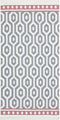 vidaXL - Vloerkleed - 80x150 - cm - katoen - grijs