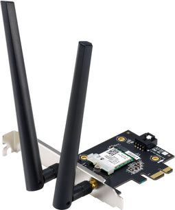 ASUS PCE-AXE5400 - WiFi 6E PCI-E adapter - 6GHz 160MHz Bluetooth 5.2 - (2 stuks)