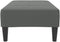 vidaXL - Voetenbank - 77x55x31 - cm - stof - donkergrijs