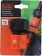 BLACK+DECKER Tuinslang Snelkoppeling - 5/8'-3/4' - Kunststof - Zwart/Oranje