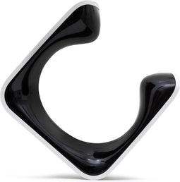 Clug Plus Fiets Clip voor de muur - Wit/Zwart