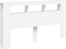 Hoofdeinde met LED 180x18,5x103,5 cm bewerkt hout wit