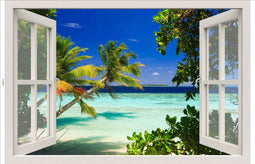 Customize it - Tuindoek raam malediven 210x140cm
