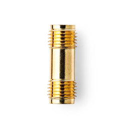 SMA-Adapter | SMA Female | SMA Female | Verguld | 50 Ohm | Recht | Koper | Goud | 2 Stuks