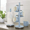Swan Retro Kopjeshouder & Keukenrolhouder – Set van 2 – Blauw