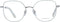 Sandro SD4012 51001 bril zonder sterke - Dames - Wit