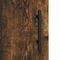 vidaXL - Hangkast - 34,5x34x90 - cm - gerookt - eikenkleurig