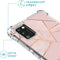iMoshion Hoesje Geschikt voor Samsung Galaxy A41 Hoesje Met Koord - iMoshion Design Hoesje met Koord - Goud / Roze / Pink Graphic