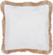 GERANIUM - Sierkussen - Beige/Wit - 45 x 45 cm - Polyester