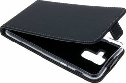 Accezz Samsung Galaxy A6 (2018) - Flipcase - Met pasjeshouder - Zwart