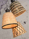 GOOD&MOJO Hanglamp Kalimantan - Bamboe/Zwart - 44x44x36cm - 3L - Scandinavisch,Bohemian - Hanglampen Eetkamer, Slaapkamer, Woonkamer