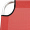 vidaXL - Ligbed - extra - hoog - inklapbaar - senior - aluminium - rood