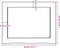 vidaXL - Wandschap - 40x30x(2-6) - cm - onbehandeld - massief - eikenhout