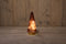 Anna's Collection - GLAZEN BOOM MAT BORDEAUX MET GOUDEN VOET 10.5X2...