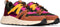 POSH by Poelman CAROCEL - Dames sneakers - Vetersluiting - Bordeaux/oranje combinatie