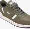 Lacoste T-Clip 223 6 SMA - Lage sneakers - Leren bovenwerk - Groen/Wit - Maat 44